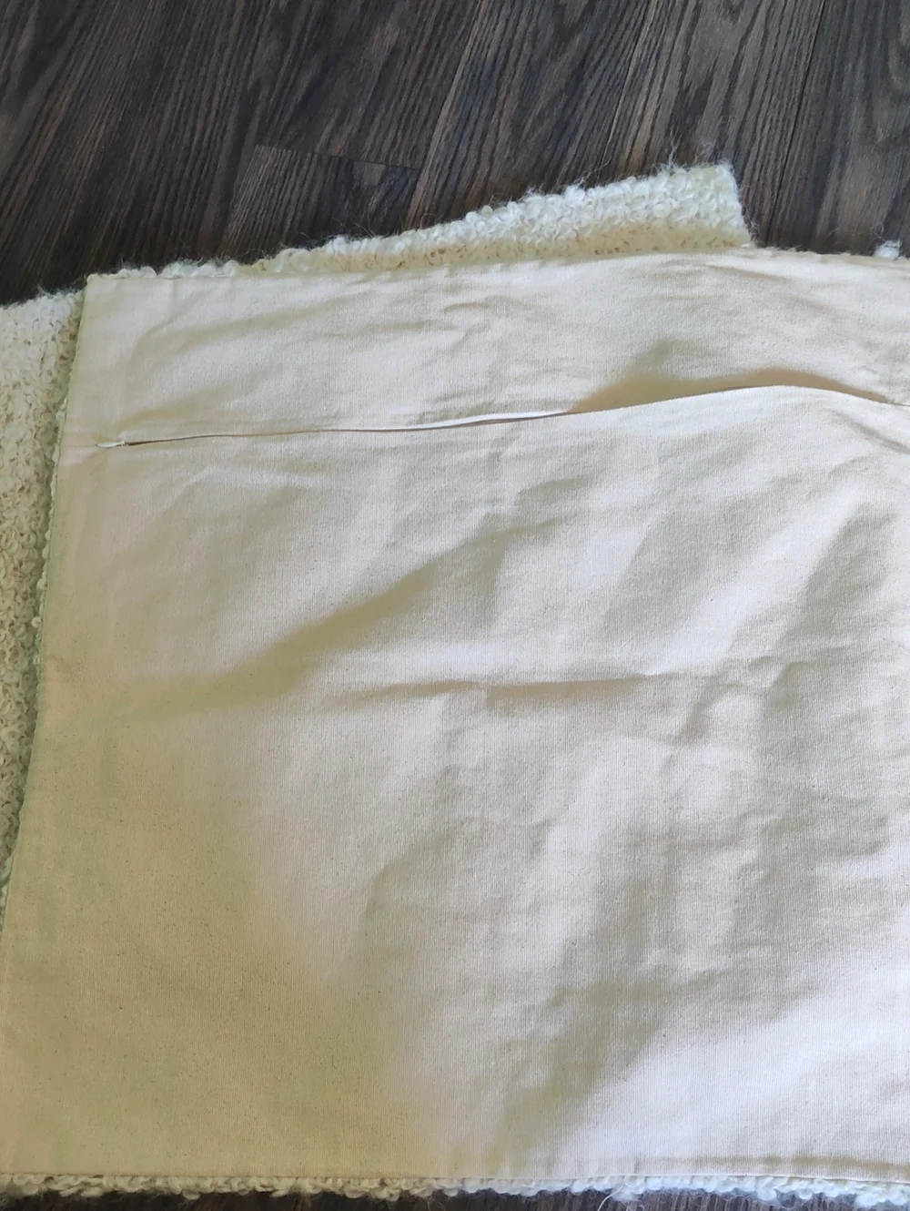 2 West Elm Alpaca  Wool Throw Pillow Covers  24 X 24 Off White